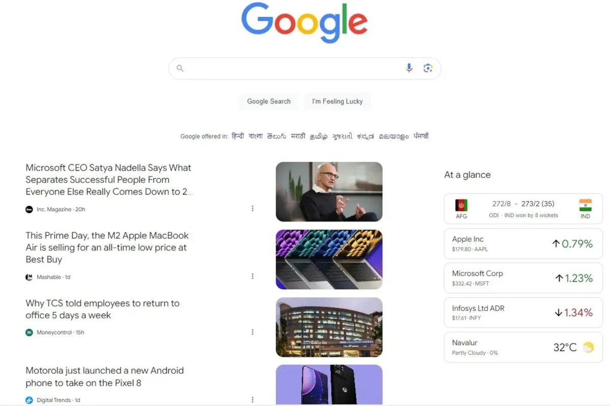 تغییر بزرگ در صفحه اصلی گوگل/ خداحافظی با صفحه آشنای قدیمی/ عکس