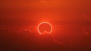 عکس | تصویری زیبا از خورشیدگرفتگی ۲۰ فروردین ۱۴۰۳ در واشنگتن