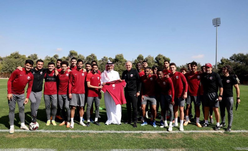 عکس| مهمان ویژه کیروش قبل از تقابل با ایران