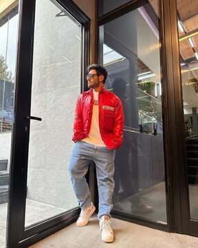 رونمایی محمدرضا گلزار از استایل پاییزی