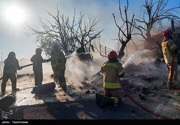 انفجار مرکز غیرمجاز عرضه سیلندر گاز - کرج