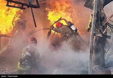 انفجار مرکز غیرمجاز عرضه سیلندر گاز - کرج