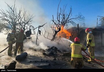 انفجار مرکز غیرمجاز عرضه سیلندر گاز - کرج