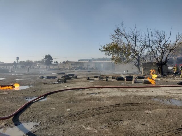 افزایش تعداد مصدومین انفجار سیلندر گاز در کرج/ عکس