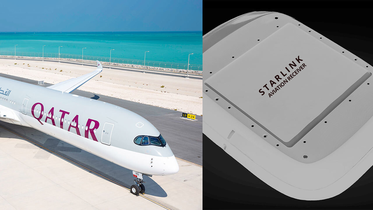 قرارداد بزرگ ایلان ماسک با قطر/ اینترنت ماهواره‌ای به هواپیمایی قطر رسید