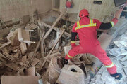 ببینید | تخریب یک منزل مسکونی در تهران پس از انفجار مهیب