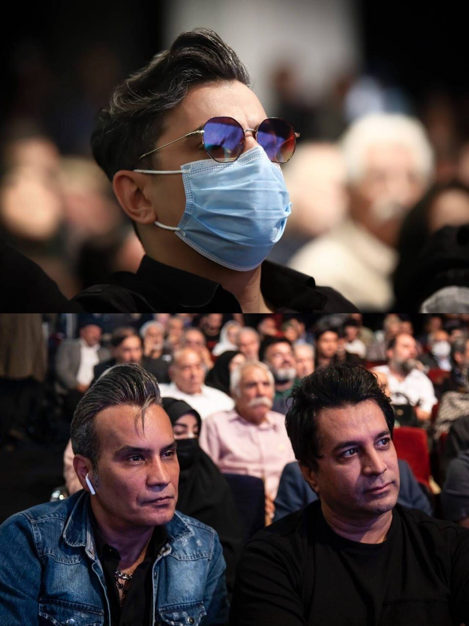 عکس | امید جهان، شهرام شکوهی و محسن ابراهیمزاده در تجمع هنرمندان حامی فلسطین