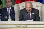 ببینید | واکنش تند امیر قطر به تروریست خواندن حماس توسط دبیر کل اتحادیه عرب