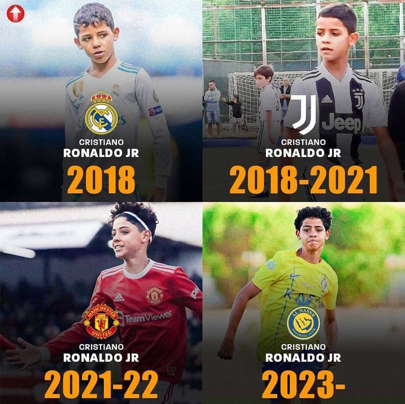 عکس| کریستیانو جونیور جا پای پدرش گذاشت!