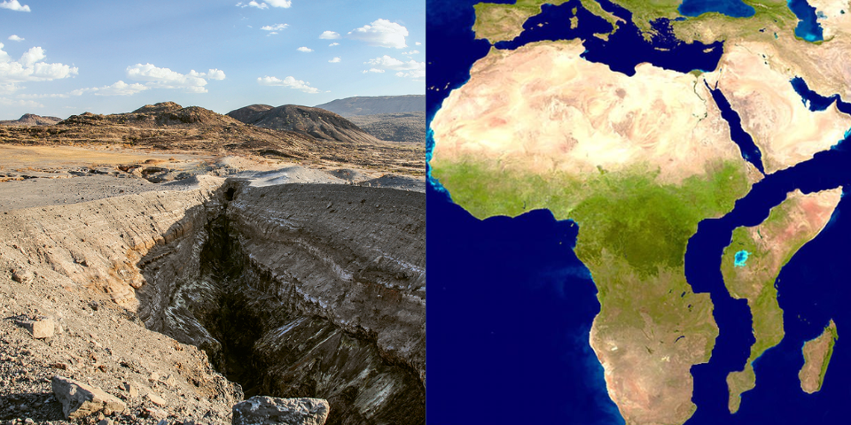 شکلگیری اقیانوسی جدید که آفریقا را نصف میکند!/ عکس