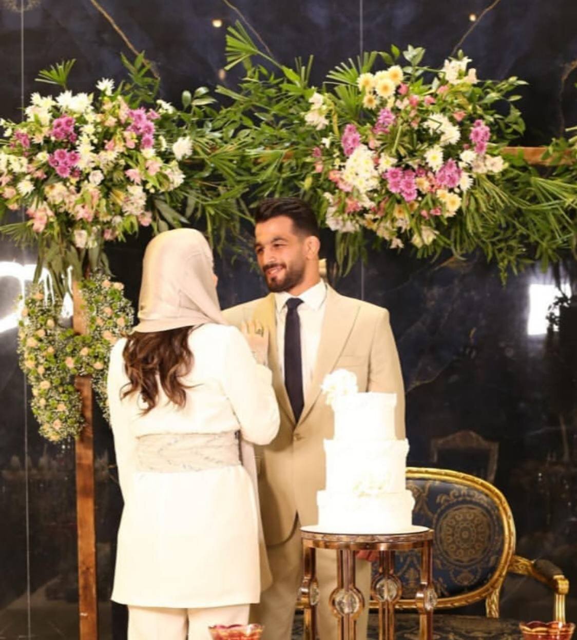 عکس‌| اولین تصاویر از حسن یزدانی و همسرش در مراسم عروسی - خبرآنلاین