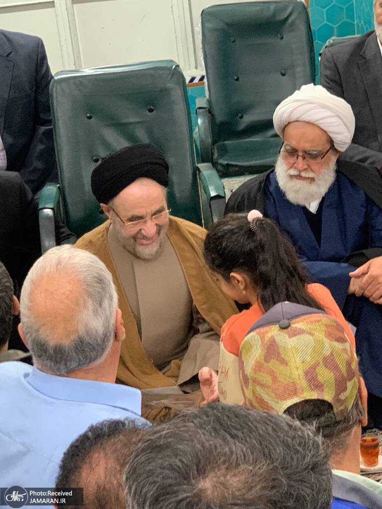 ۳ عکس جدید از سیدمحمد خاتمی با حال و هوای متفاوت