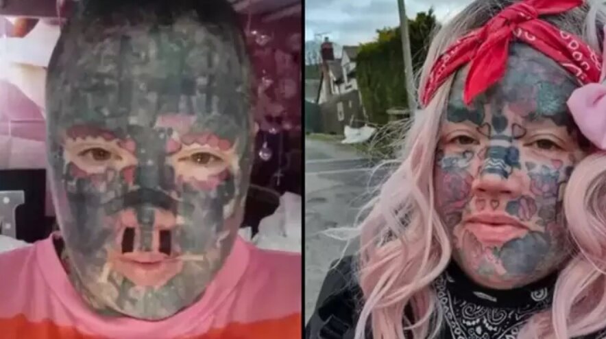 گلایه زنی با ۸۰۰ خالکوبی؛ «حتی به مهمانیهای هالووین هم دعوت نمیشوم»/ عکس