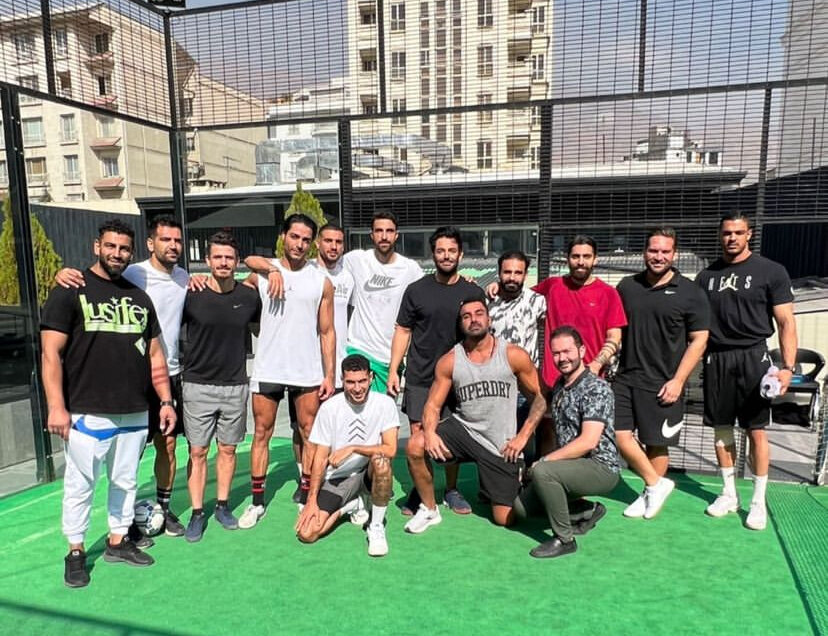 عکس| تمرین مشترک وریا غفوری و گلزار با سرخابیهای سابق