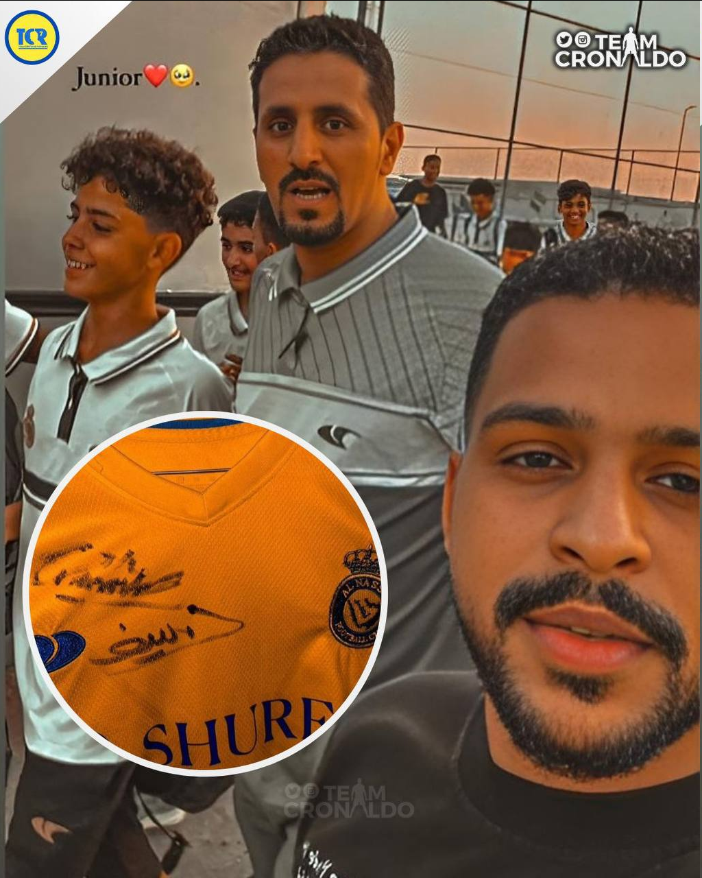 عکس| رونالدو جونیور در راه محبوبیت پدر!