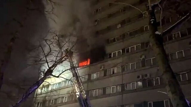 - آتش‌سوزی هتلی در روسیه/ جزئیات