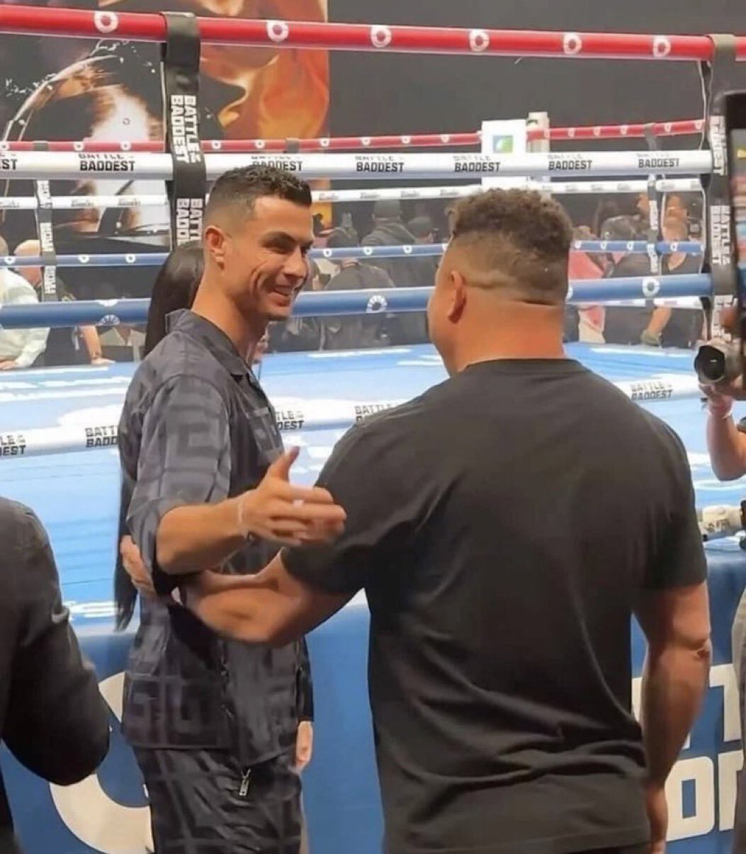 عکس| دو رونالدو در مراسم پرستاره عربستانیها