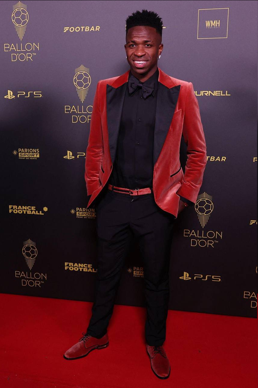 عکس| تیپ عجیب غریب بازیکنان رئال در مراسم توپ طلا