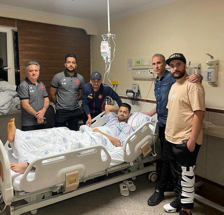 عکس| یحیی و پسرش مدافع پرسپولیس را غافلگیر کردند