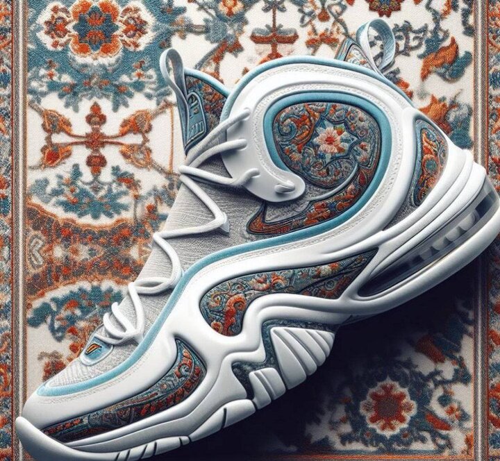 هوش‌مصنوعی کفش‌‌های پرفروش و معروف دنیا رو با هنر سنتی ایرانی طراحی کرده