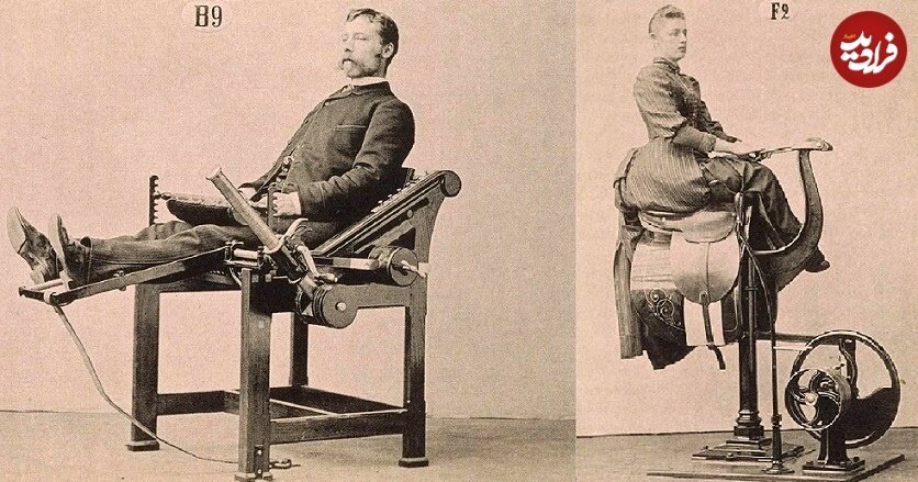 حیرت ناصرالدین شاه از دیدن دستگاه های فیزیوتراپی /آدم روی آن می نشیند، قِر می آید /از شدت خنده اشک از چشممان میآمد