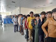 خروج تعدادی از مهاجران افغان از ایران