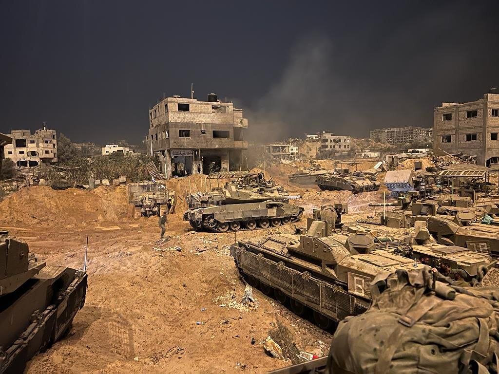 نمایی از ویرانی‌های غزه پس از حمله اسرائیل