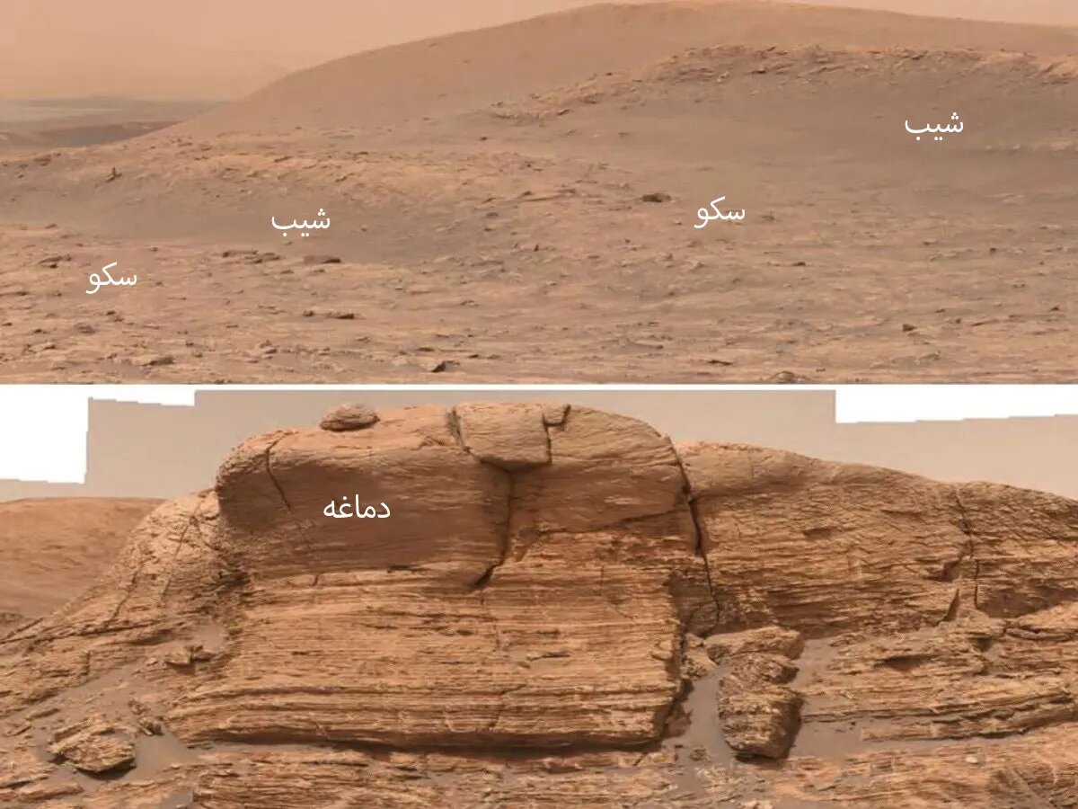 در مریخ دیده شد/ رد شگفت‌انگیز رودخانه‌های خروشان/ عکس