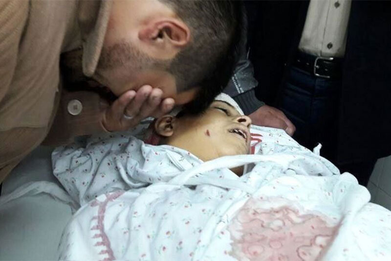 ببینید | مواجهه دردناک پزشک فلسطینی با پیکر دخترش