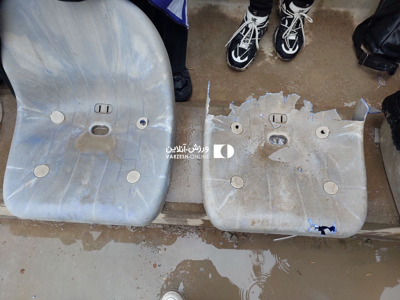 عکس| وضعیت عجیب جایگاه خانمها در بازی استقلال