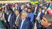راهپیمایی ۱۳آبان در بندرماهشهر برگزار شد