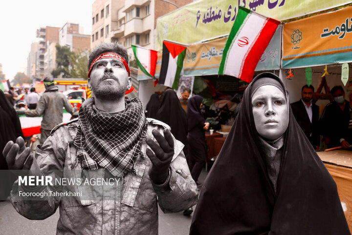 راهپیمایی یوم الله ۱۳ آبان در تهران