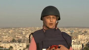 عکس | بلایی که اسرائیل بر سر یک خبرنگار زن آورد!