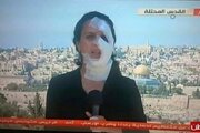 ببینید | دستپخت اسرائیل، بلایی که سر خبرنگار زن آمد!