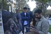 آیین اختتامیه «کارگاه نقاشی هنر راویان غزه» در کرمانشاه برگزار ‌شد