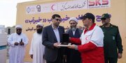 هلال احمر ایران نشان ویژه «داوطلبی» به مدیرعامل فولاد کاوه داد