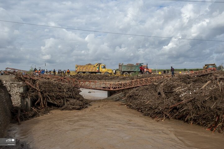 بلایی که سیل ویرانگر بر سر شرق استان گلستان آورد