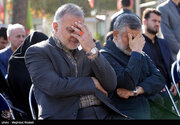 اشک‌های سردار حاجی‌زاده در مراسم سالگرد شهادت شهید طهرانی مقدم +عکس