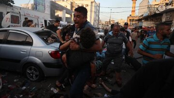 سومین روز محاصره مجتمع بیمارستانی «شفا» در غزه/ شهادت ۹۰ نفر سومین روز محاصره مجتمع بیمارستانی «شفا» در غزه/ شهادت ۹۰ نفر