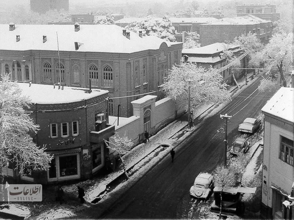 تصاویری از برف پاییزی تهران؛ ۶۰ سال پیش