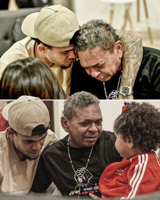 عکس | دیدار ستاره قرمزها با پدرش پس از آزادی از دست گروگان گیران