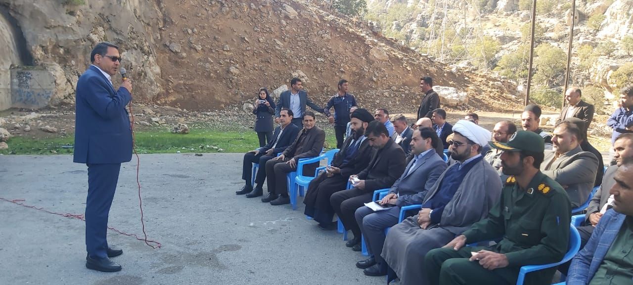 آیین اجرای عملیات طرح فیبرنوری شهر قلعهخواجه به زاووت اندیکا