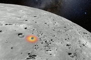 برخورد موشک چین به ماه / جای برخورد را ببینید/ عکس