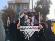 عکس | زنان با حجاب‌های مختلف در تجمع مردمی حمایت از زنان و کودکان غزه