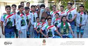 مهمانان کوچک رهبری در حسینیه امام خمینی /ضرب زورخانه به صدا درآمد...