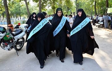 پیامک شرکت در طرح مقابله با بی‌حجابی/ عکس