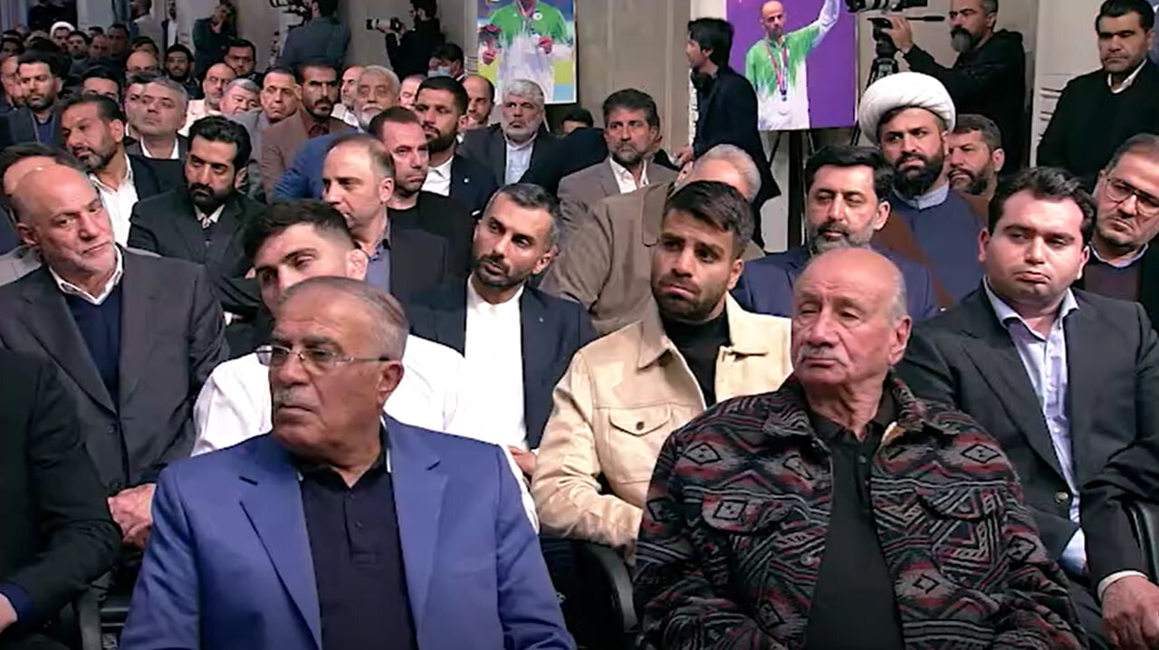 عکس | حضور محمدحسین میثاقی در دیدار رهبرانقلاب با ورزشکاران