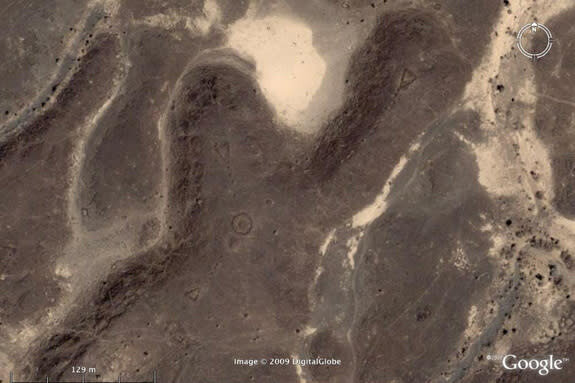 سازه عجیبی که «گوگل ارت» در عربستان پیدا کرد / عکس