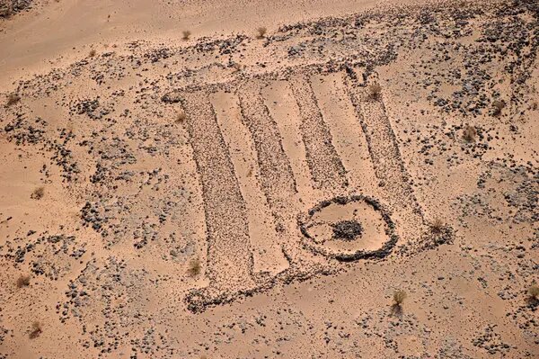 سازه عجیبی که «گوگل ارت» در عربستان پیدا کرد / عکس