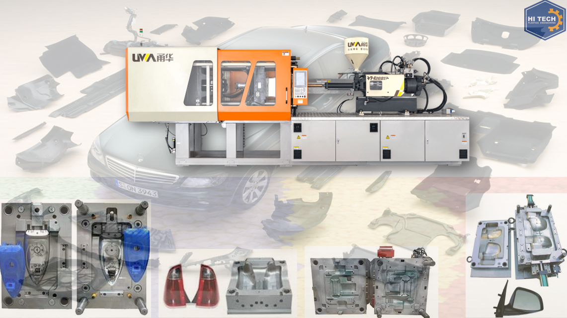 بررسی فرآیند تولید قطعات پلاستیک خودرو به روش تزریق